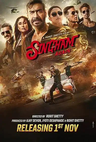 Singham Again (2024) Hindi ORG Full Movie 480p | 720p | 1080p | 2160p 4K WEB-DL